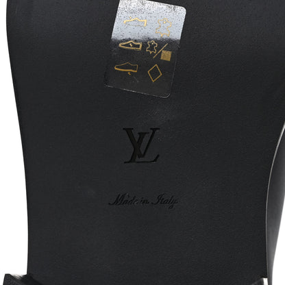 Louis Vuitton Calfskin Oversized Chain Academy Loafers 39.5 Black 6 of 7