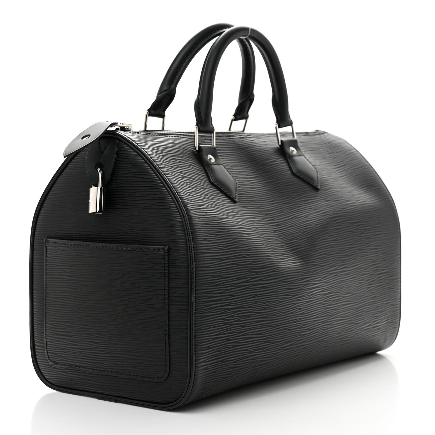 LOUIS VUITTON Epi Speedy 30 Black