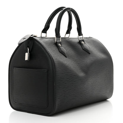Louis Vuitton LOUIS VUITTON Epi Speedy 30 Black 3 of 12