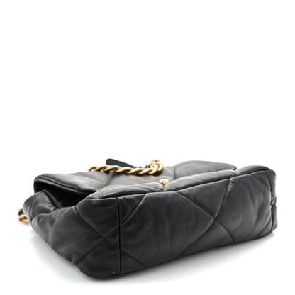 Chanel Lambskin Quilted Medium Chanel 19 Flap Black 4 of 10