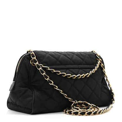Prada Nylon Tessuto Impuntu Quilted Flap Black 3 of 13