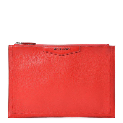 Givenchy Sugar Goatskin Medium Antigona Pouch Red 1 of 8