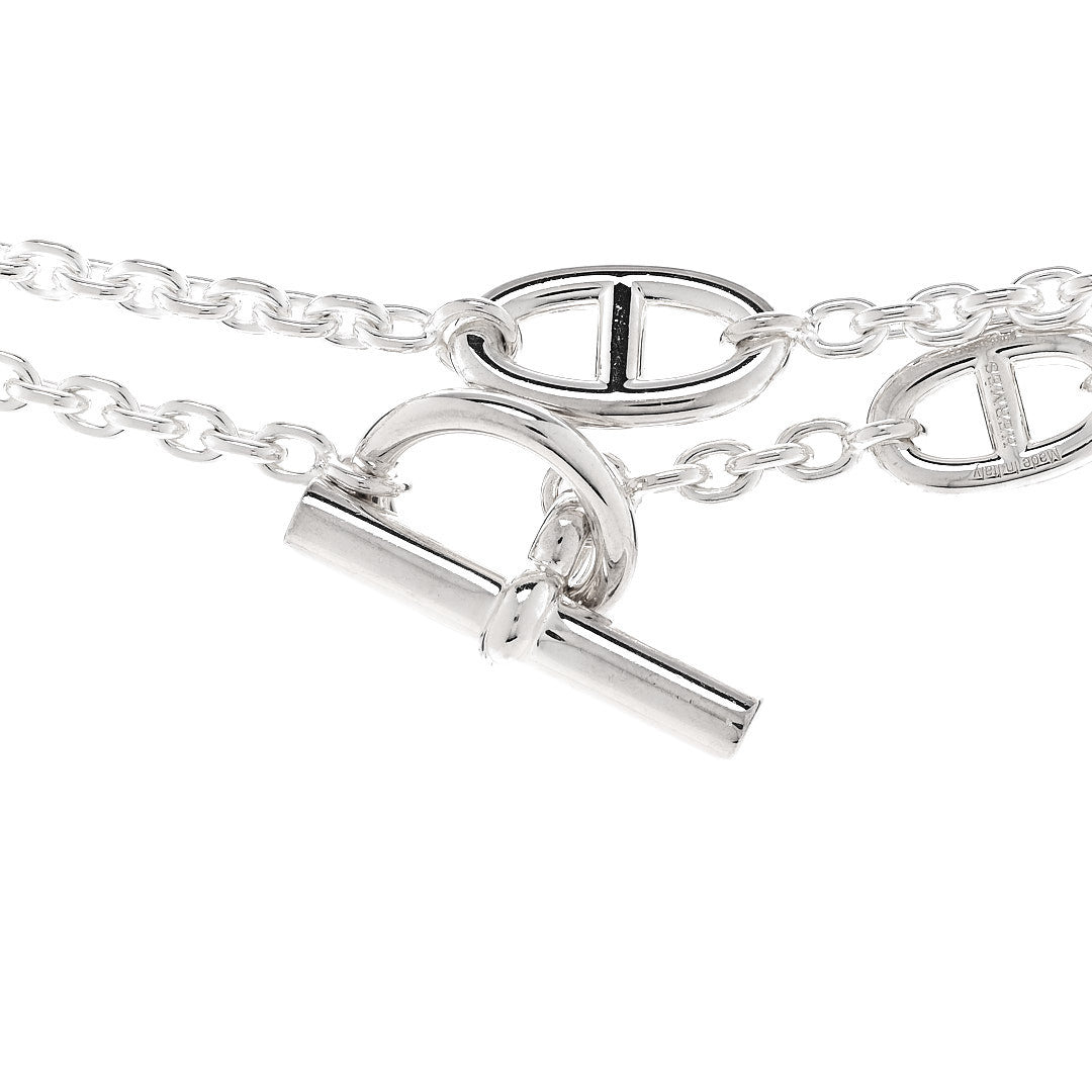 Hermes Sterling Silver Farandole Necklace 120 4 of 6