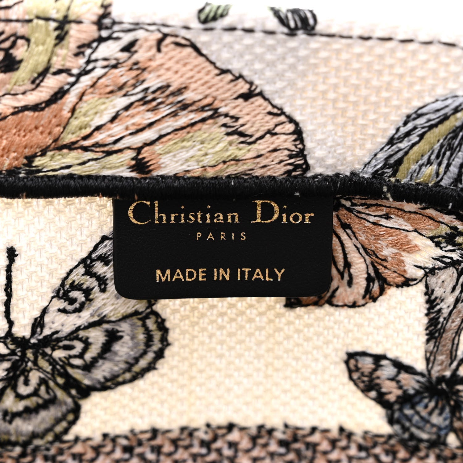 Christian Dior Canvas Embroidered Toile de Jouy Mexico Medium Book Tote White Multicolor 6 of 10