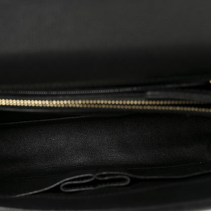 Chanel Caviar Lizard Quilted Small Coco Handle Flap Black 5 of 11
