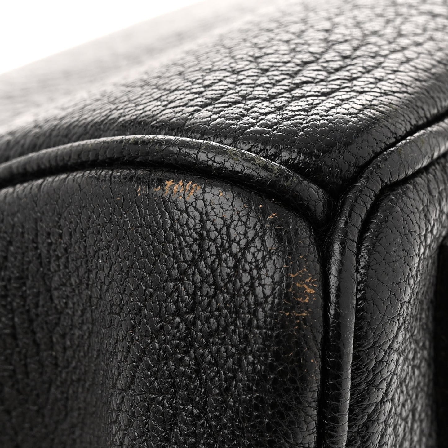 Chevre de Coromandel HAC Birkin 32 Black