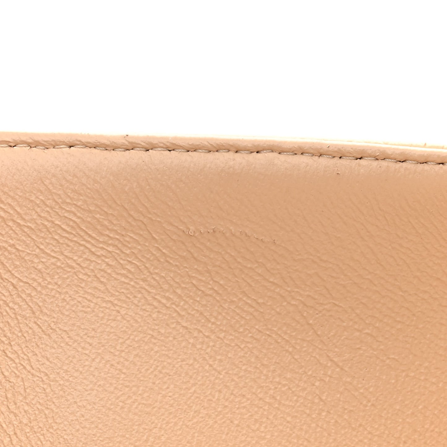 Caviar Quilted Jumbo Double Flap Light Beige