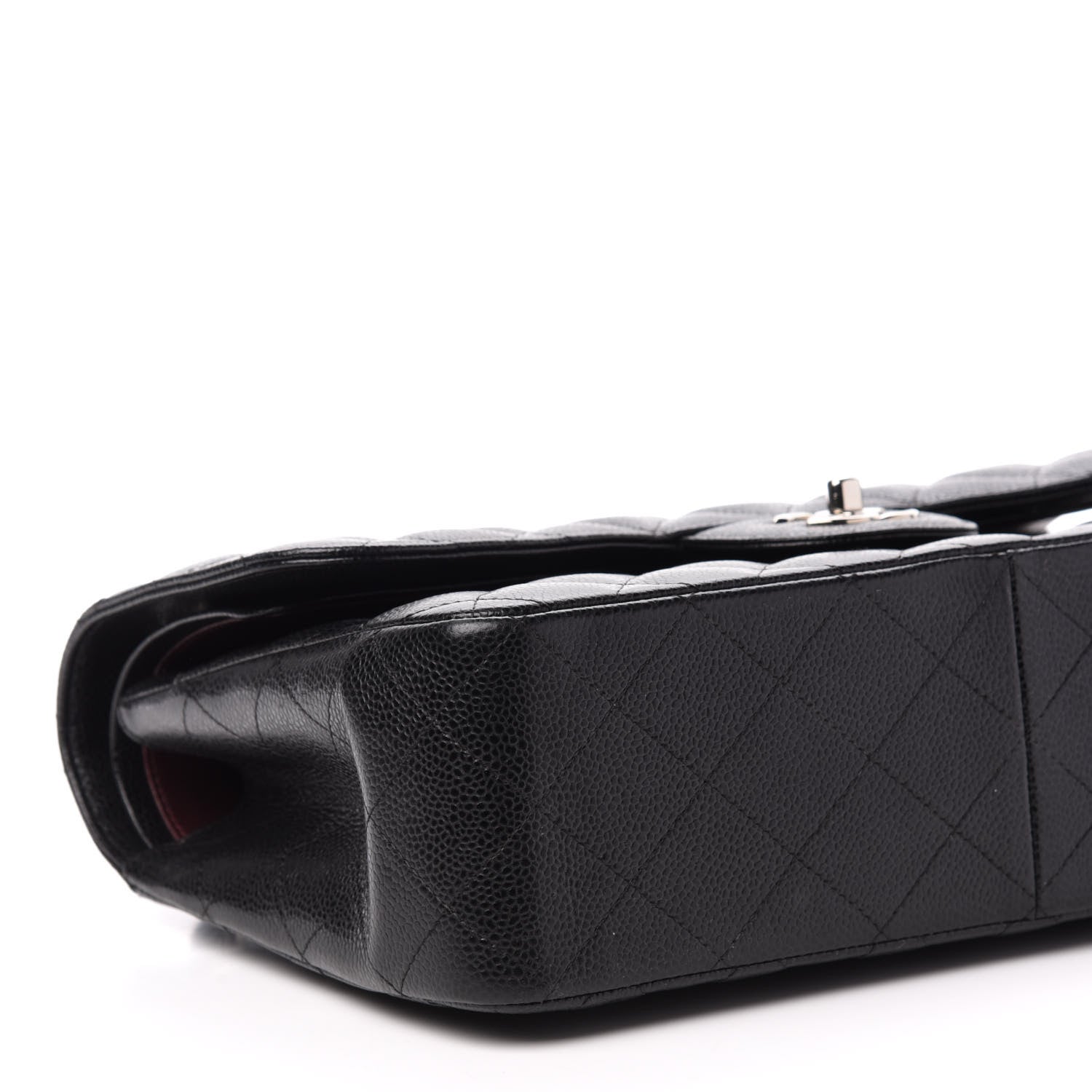 Chanel Caviar Quilted Jumbo Double Flap Black 9 of 11