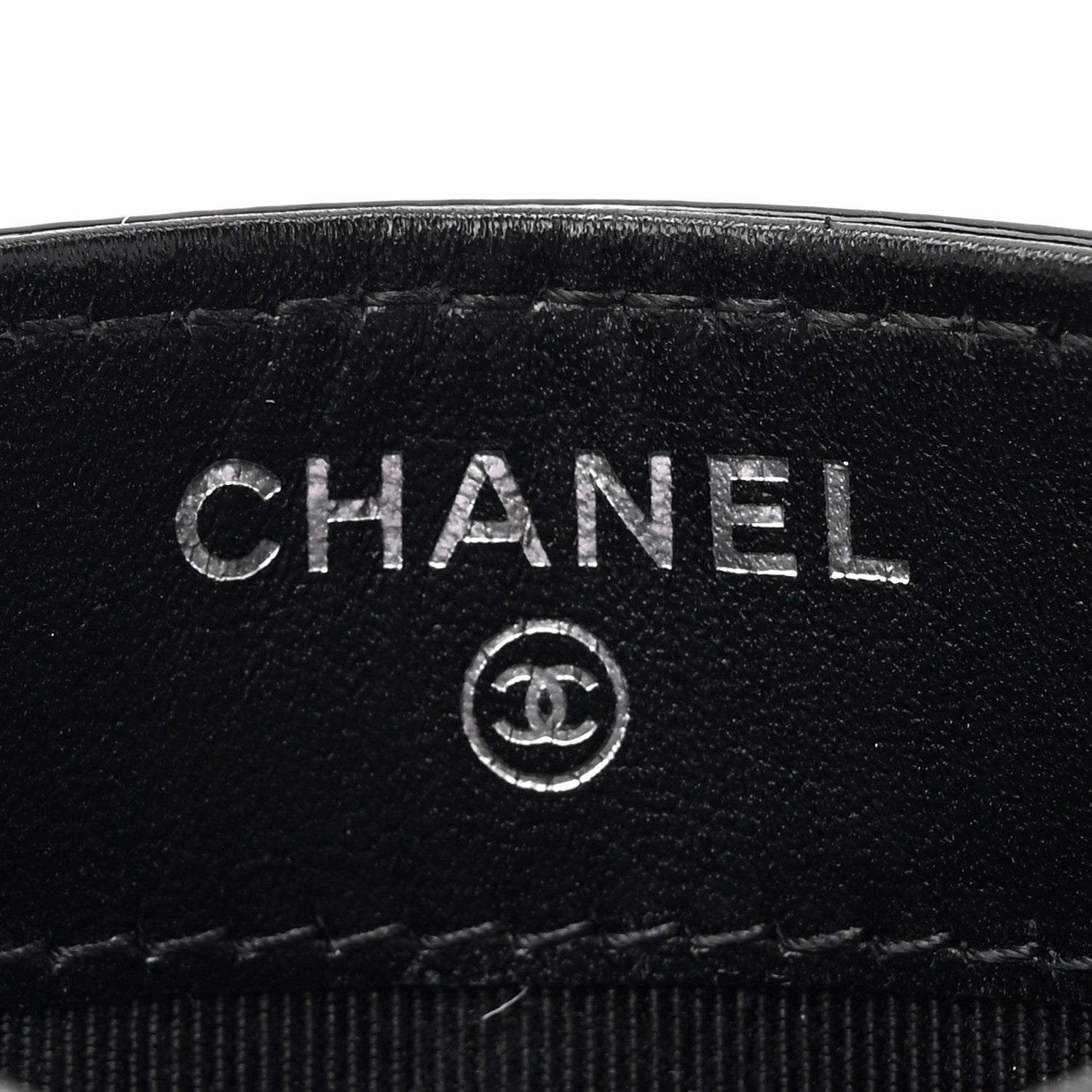 Chanel Patent Calfskin Quilted Card Holder Black 6 of 9