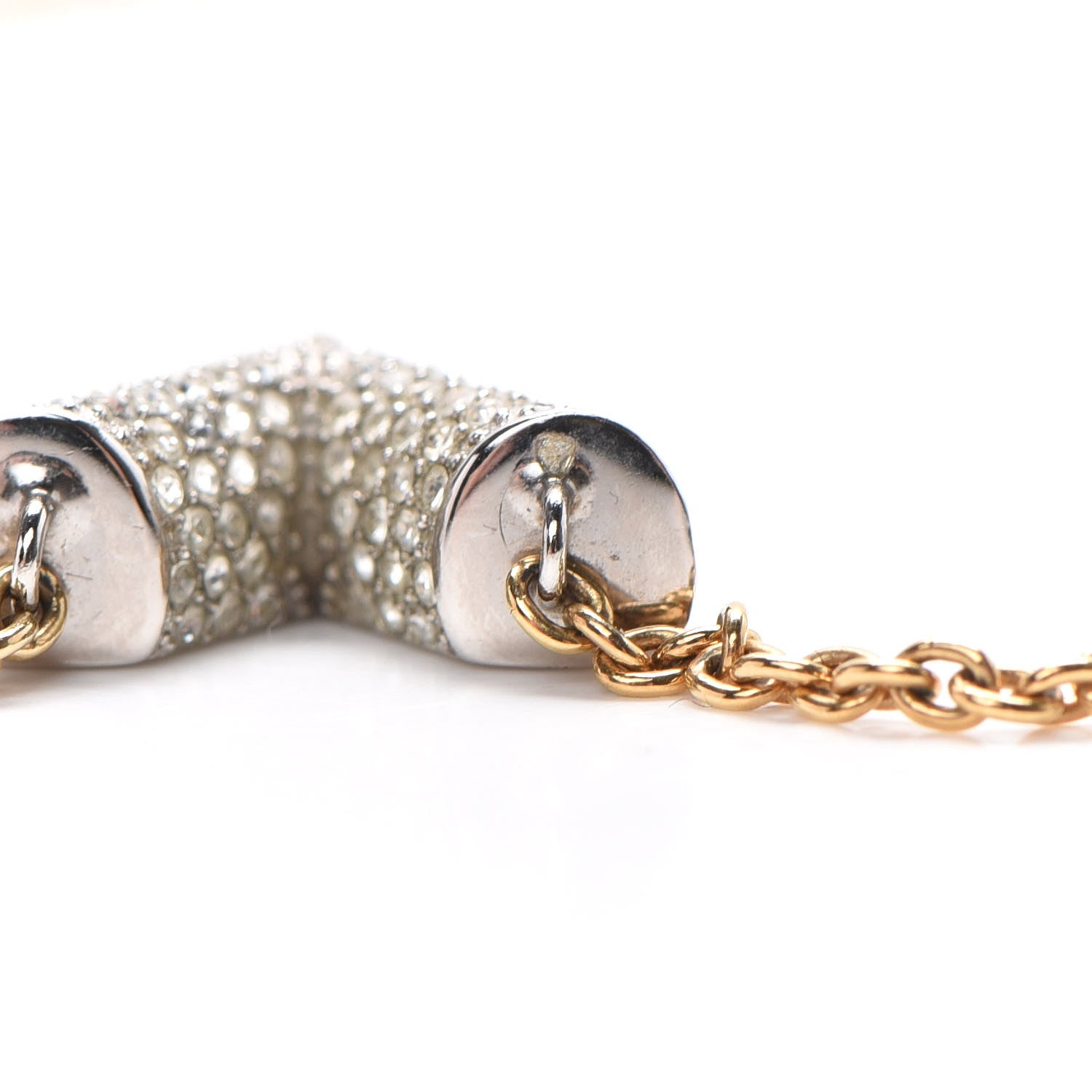 Louis Vuitton Swarovski Essential V Strass Necklace 6 of 6