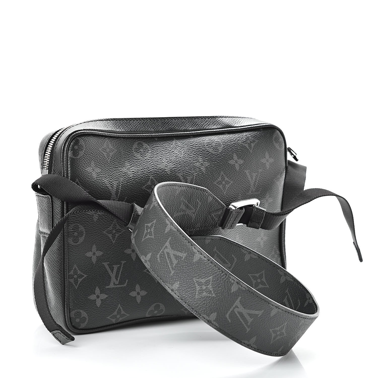 Louis Vuitton Taiga Monogram Eclipse Outdoor Messenger Black 3 of 10