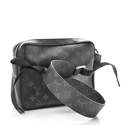 Louis Vuitton Taiga Monogram Eclipse Outdoor Messenger Black 3 of 10