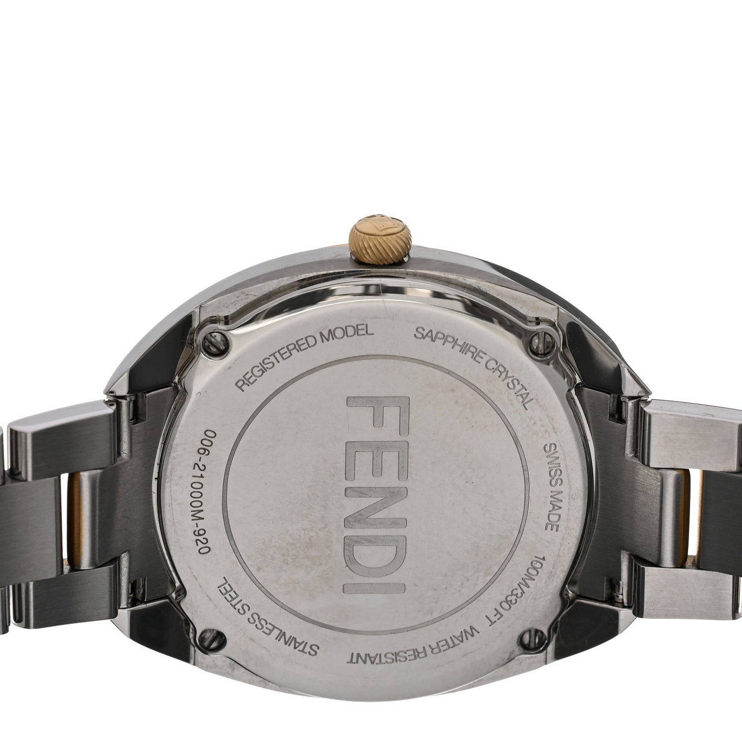 Stainless Steel Diamond Mother of Pearl 34mm Momento Two Tone Quartz Watch
