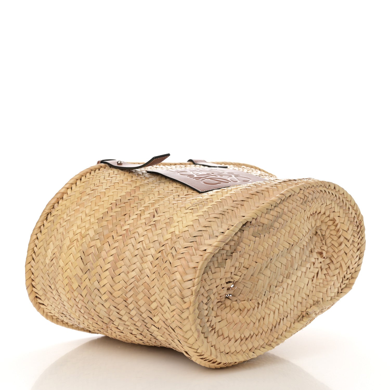Loewe Raffia Basket Tote Bag Natural Tan 4 of 15