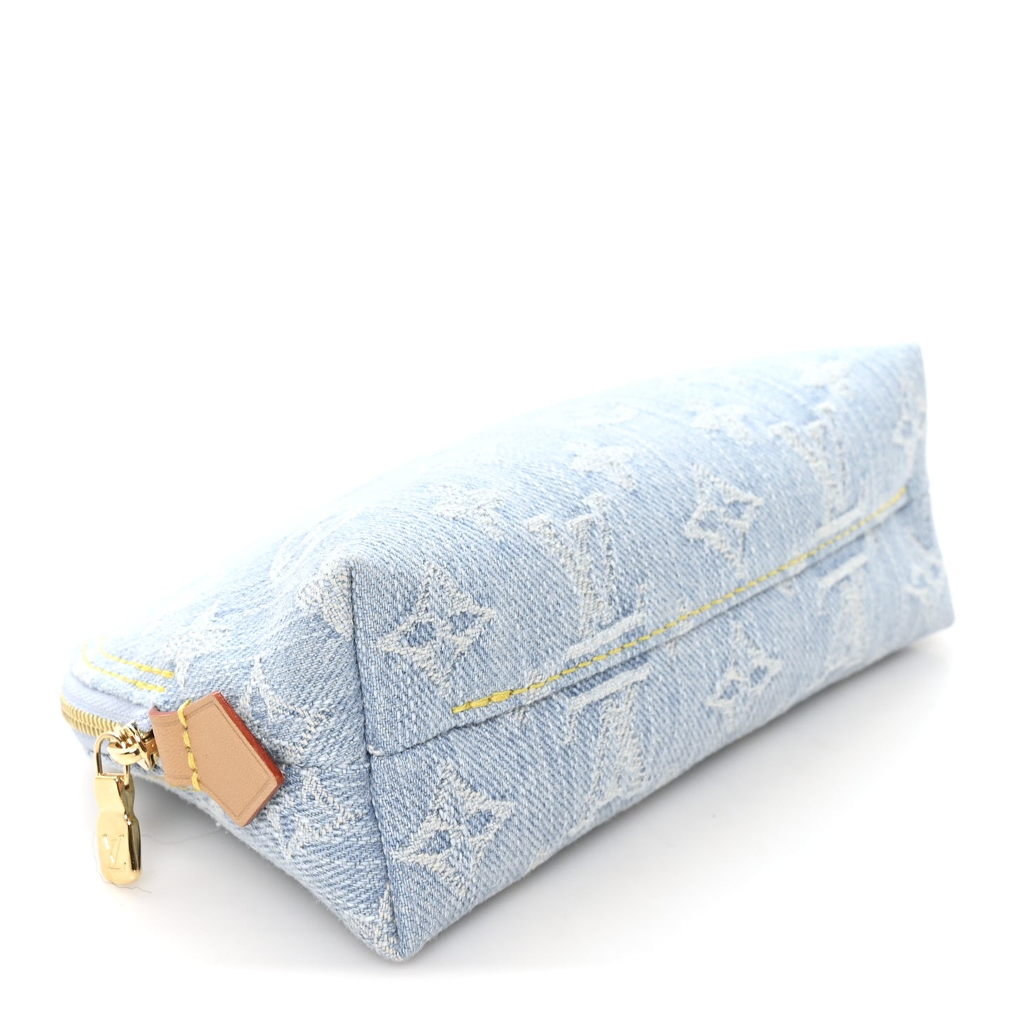 Denim Monogram Pochette Cosmetique PM Sky Blue