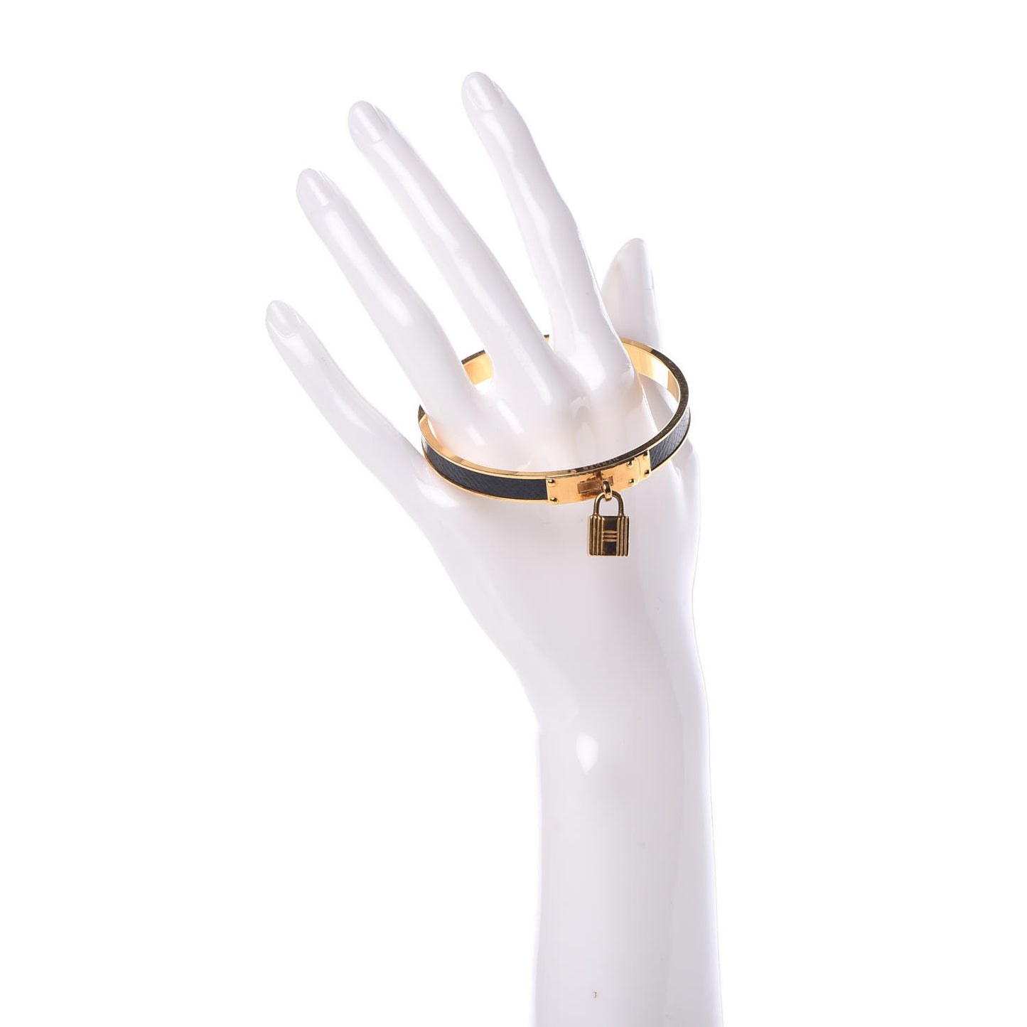 Courchevel Kelly Lock Cadena Bracelet Black