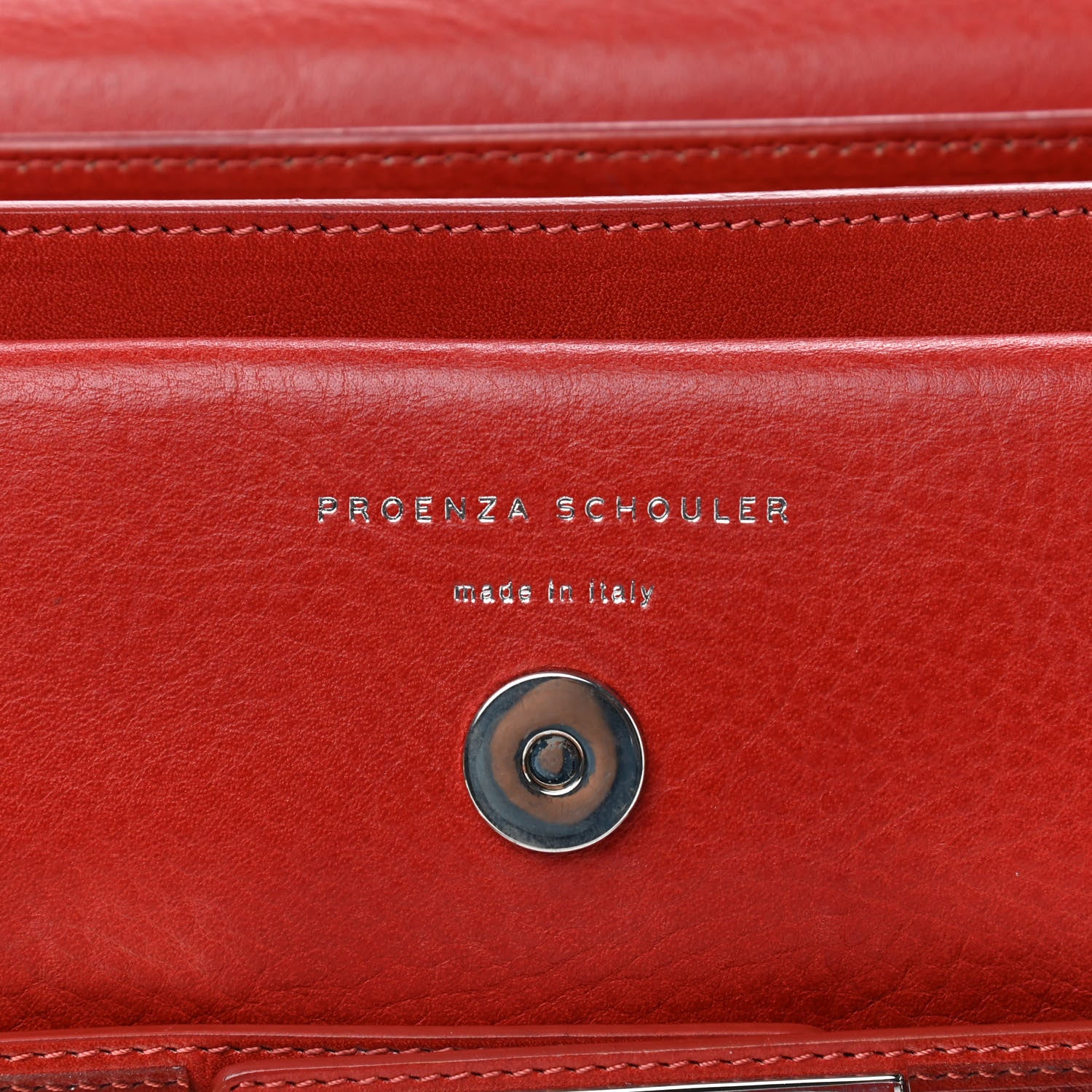 Proenza Schouler Calfskin Mini PS11 Classic Shoulder Bag Red 5 of 8