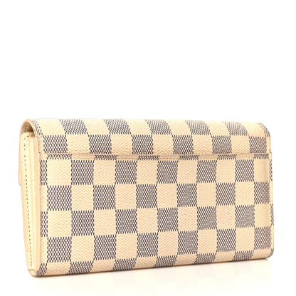 Louis Vuitton Damier Azur Sarah Wallet NM 3 of 11