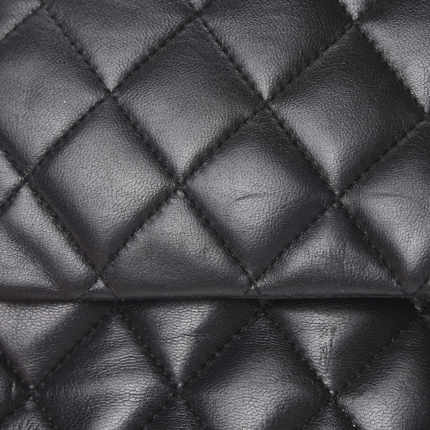 Chanel Lambskin Quilted Medium Double Flap Black 19 of 22