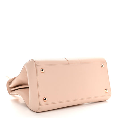 Delvaux Grained Calfskin MM Brillant Satchel Nude 4 of 11