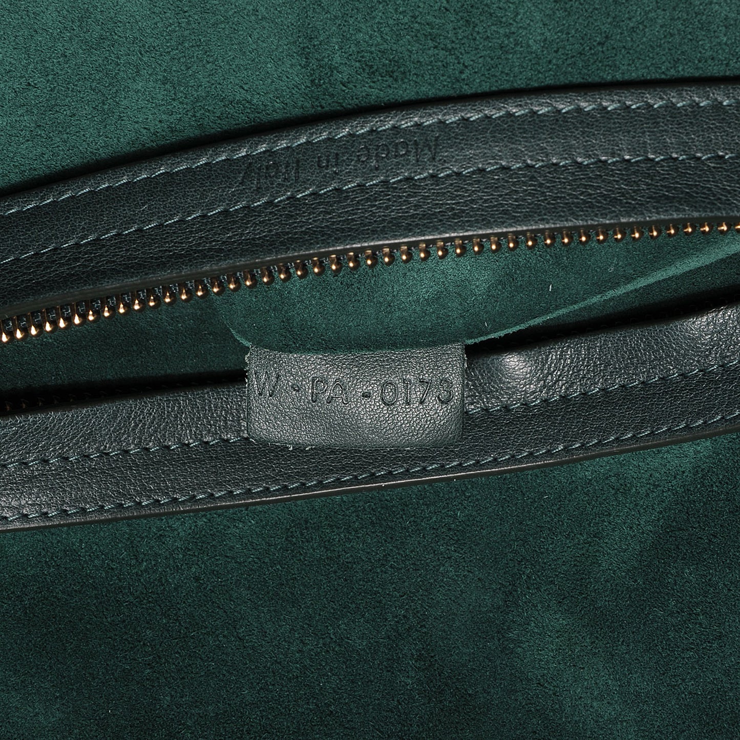 Smooth Calfskin Medium Phantom Luggage Bottle Green