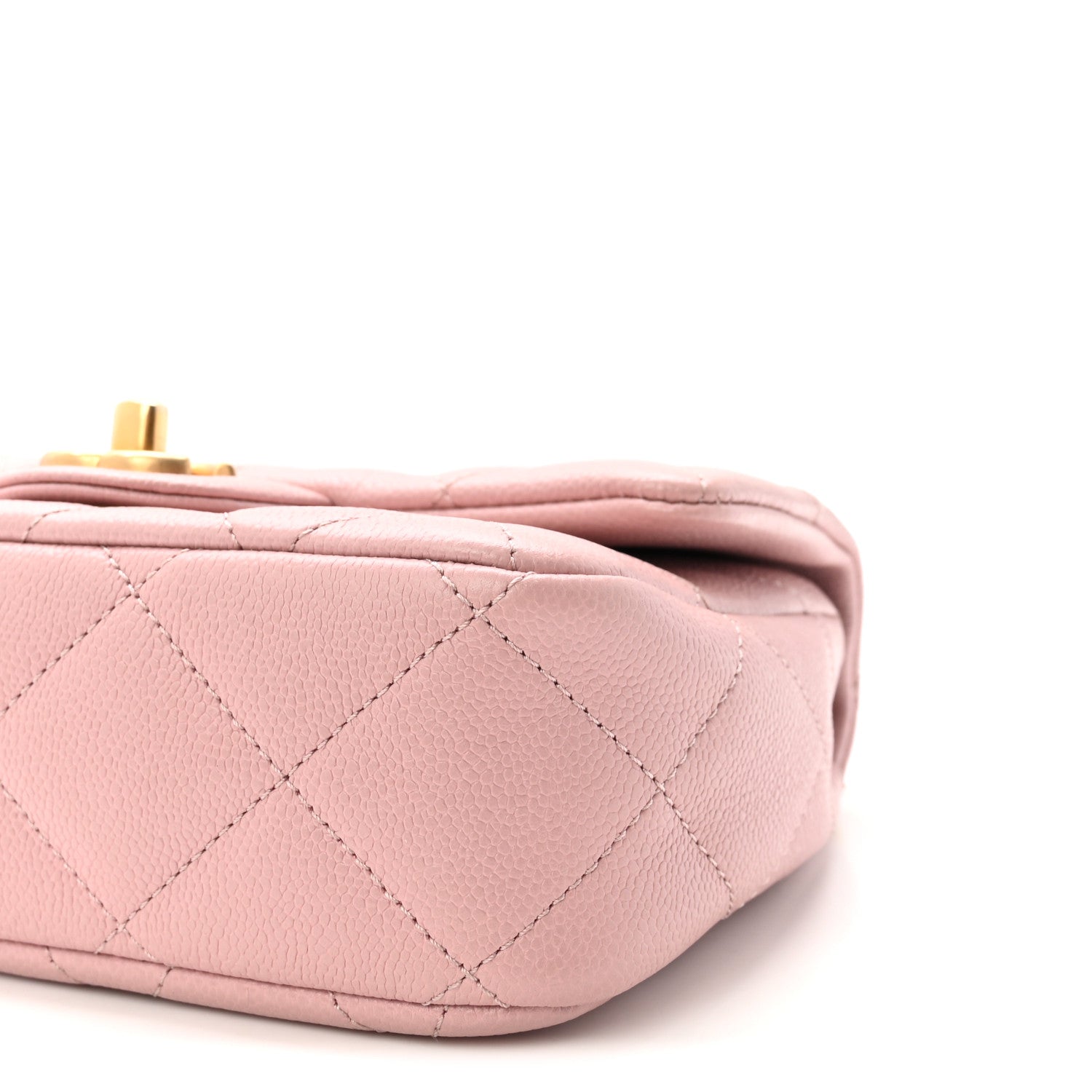 Chanel Caviar Quilted Mini Rectangular Sweetheart Flap Lilac 10 of 10