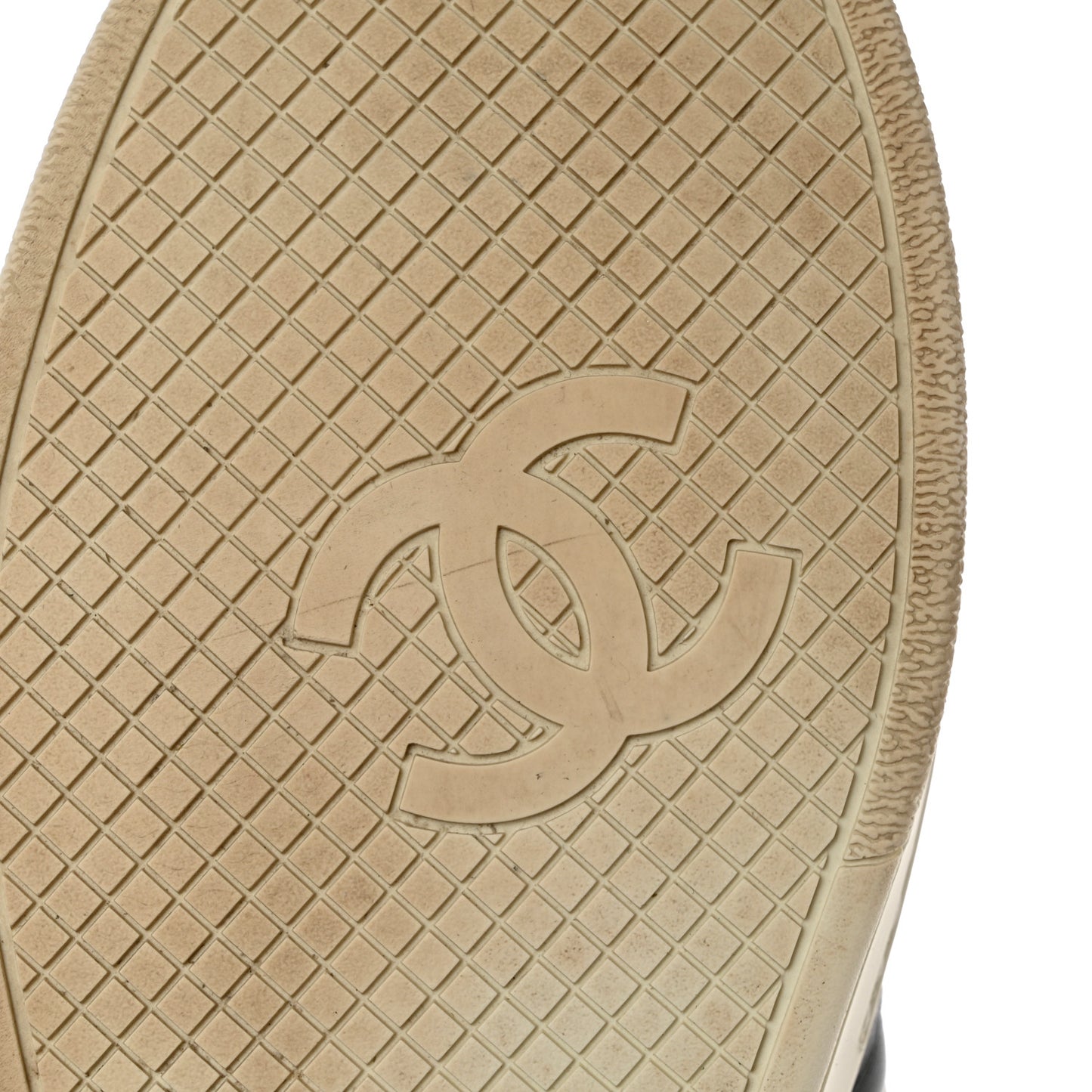 Calfskin CC Womens Sneakers 38.5 Black