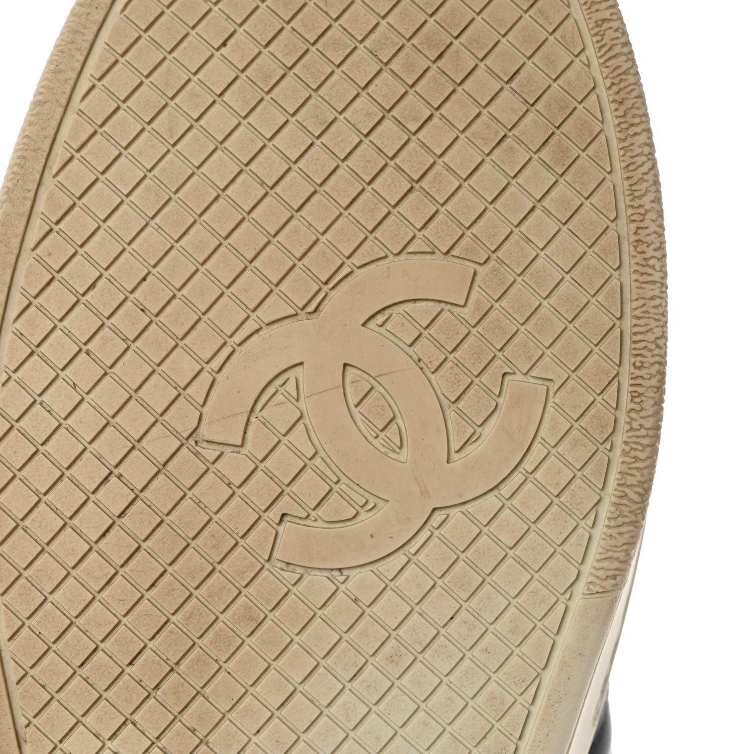 Chanel Calfskin CC Womens Sneakers 38.5 Black 8 of 13