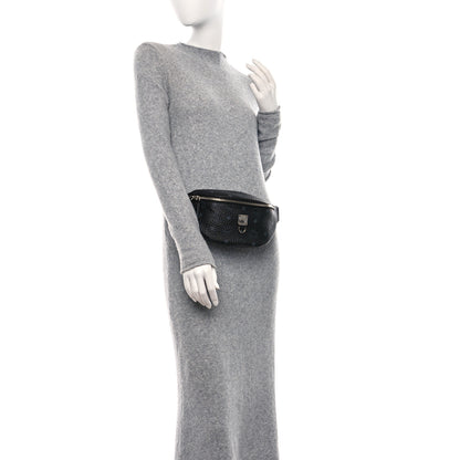 MCM Visetos Small Stark Belt Bag Black 2 of 8