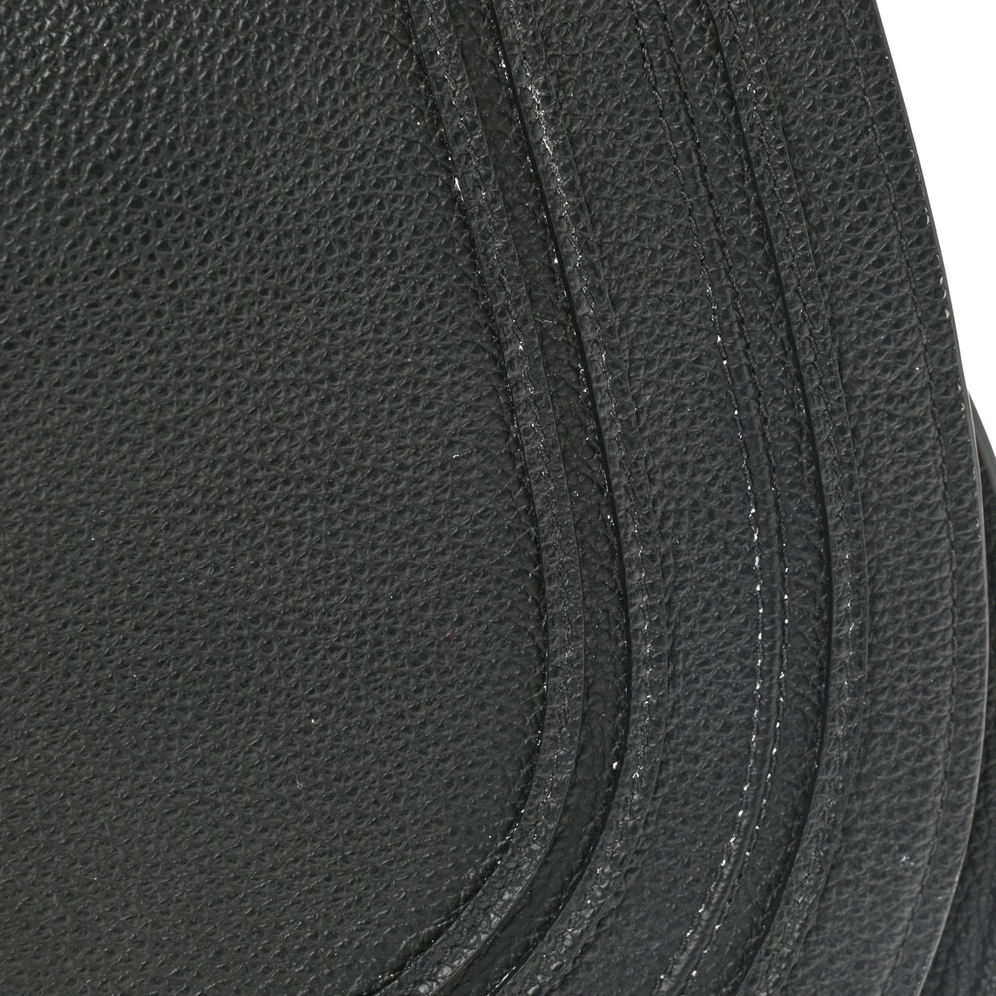 Calfskin Medium Marcie Round Crossbody Bag Black