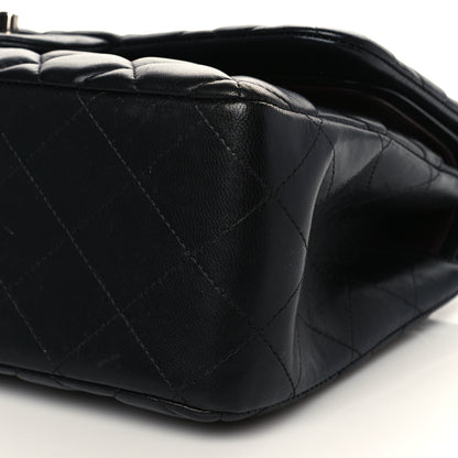 Chanel Lambskin Quilted Jumbo Double Flap Black 9 of 9