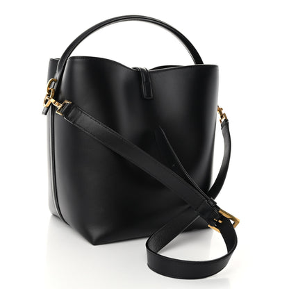 Saint Laurent Shiny Calfskin Le 37 Bucket Bag Black 4 of 10