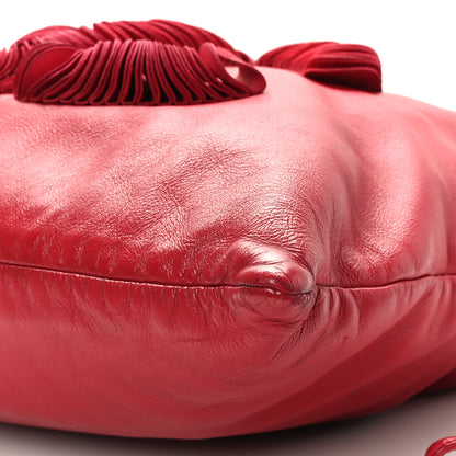 Chanel Lambskin Disc Bonbons Tote Red 8 of 8