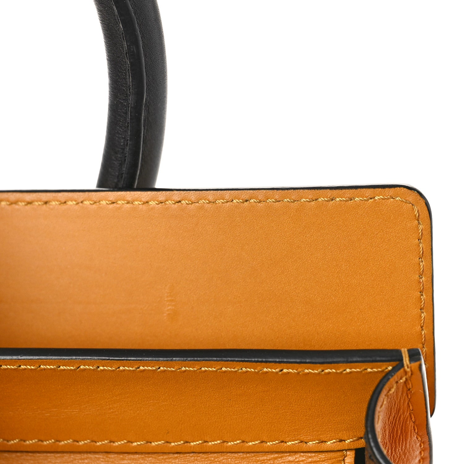Celine Smooth Calfskin Micro Luggage Amber 11 of 11