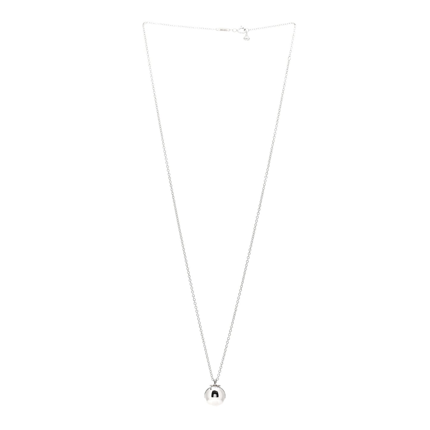 Sterling Silver 12.75mm HardWear Ball Pendant Necklace