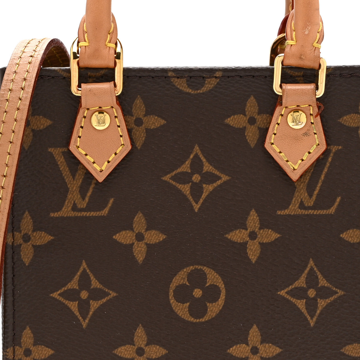 Louis Vuitton Monogram Petit Sac Plat 7 of 9