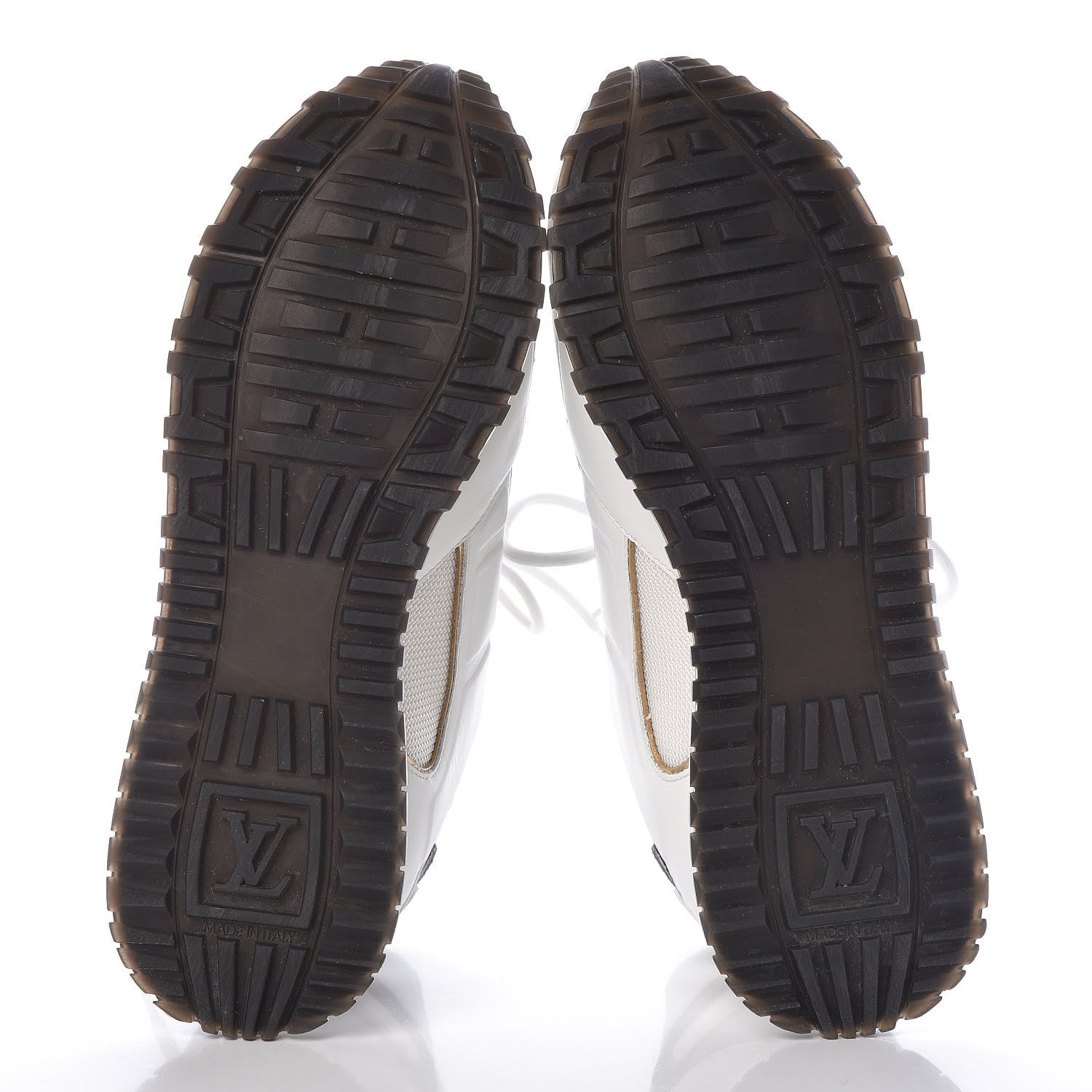 Louis Vuitton Calfskin Monogram Run Away Sneakers 38 White 5 of 14