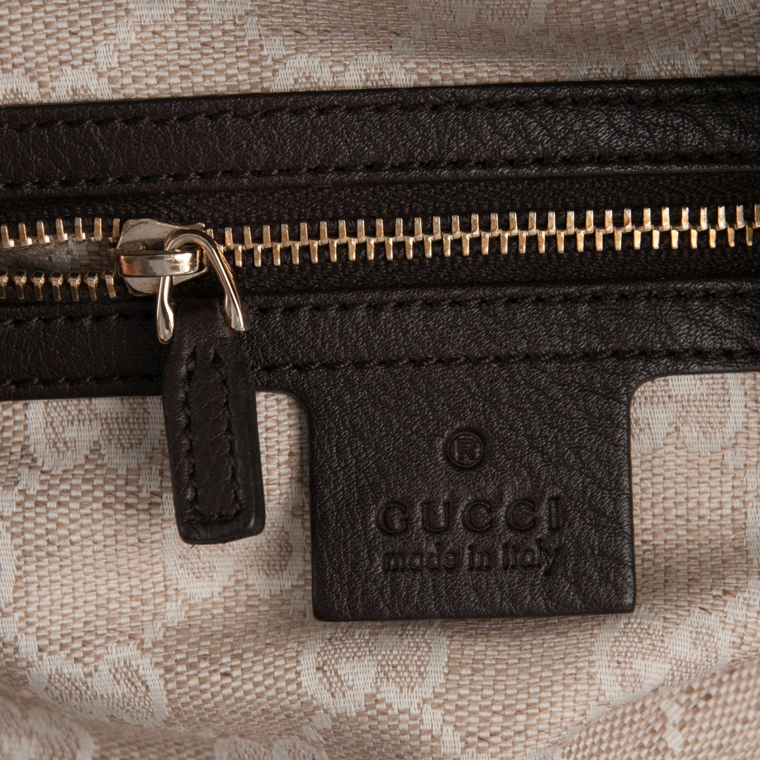 Gucci Pebbled Calfskin Medium Diana Bamboo Shoulder Bag Dark Brown 7 of 8