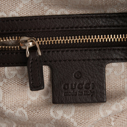 Gucci Pebbled Calfskin Medium Diana Bamboo Shoulder Bag Dark Brown 7 of 8