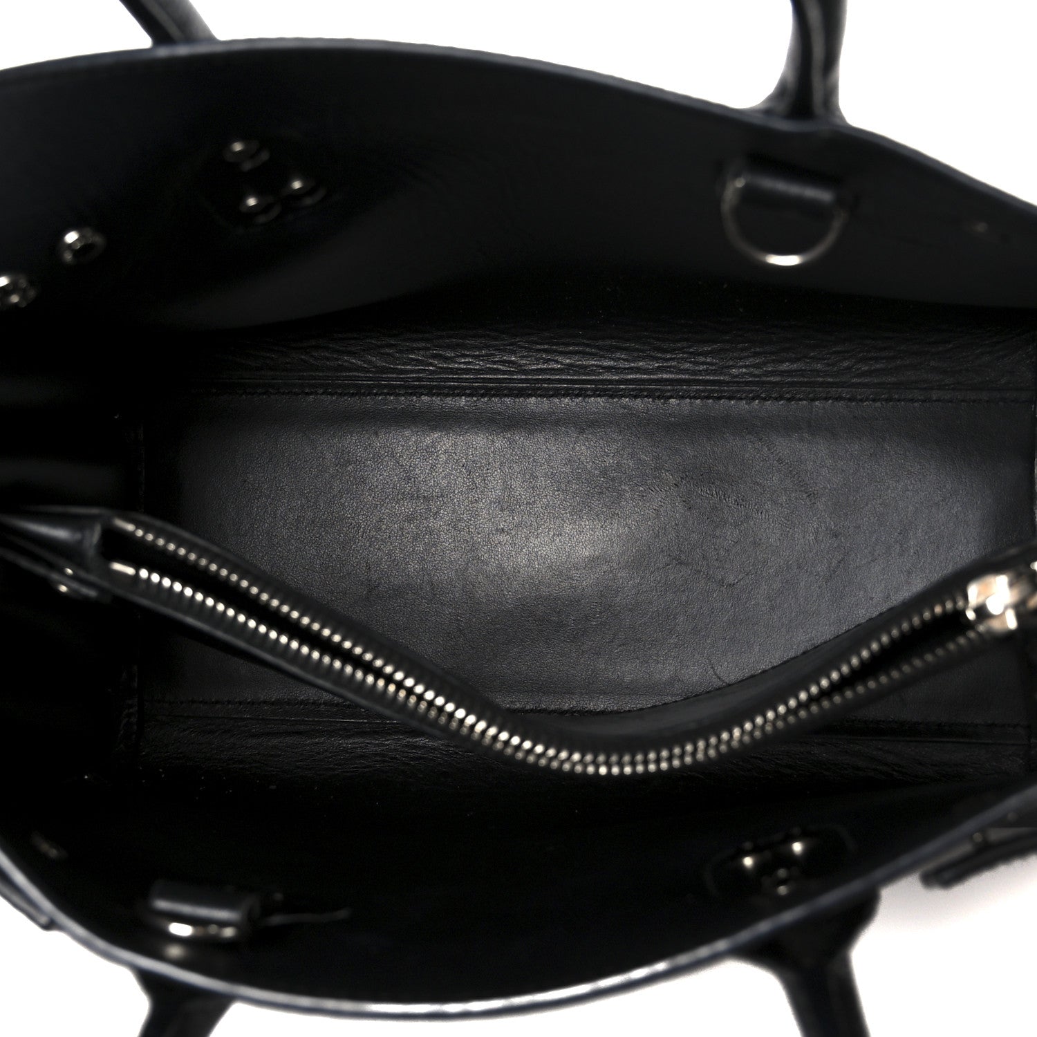 Saint Laurent Grained Calfskin Baby Sac De Jour Black 5 of 13