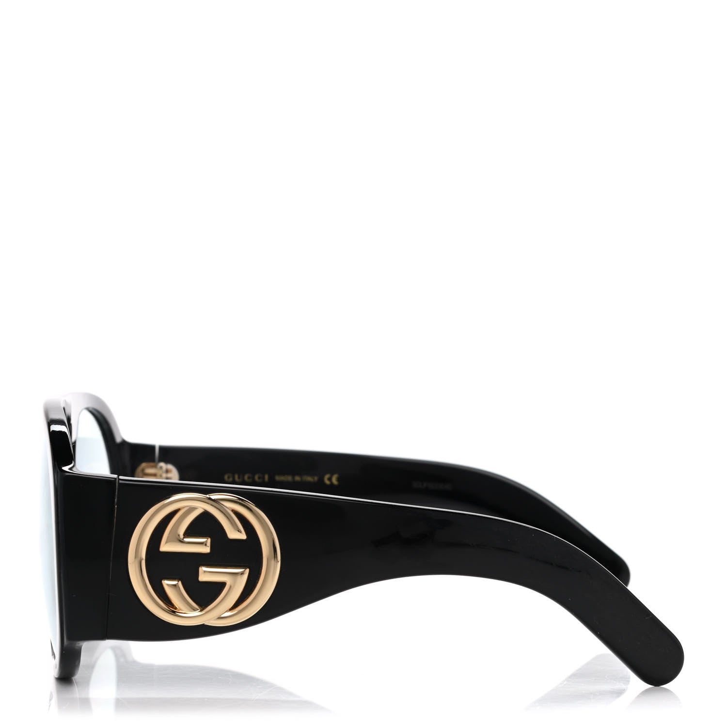 Gucci Oversized Aviator Sunglasses GG0152S Black 3 of 7