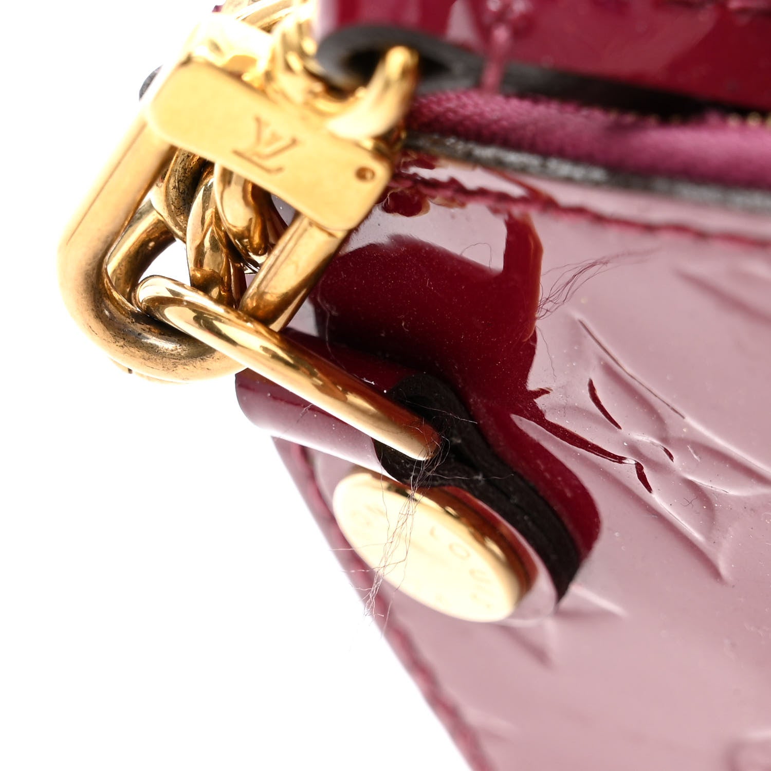 Louis Vuitton Vernis Santa Monica Clutch Magenta 11 of 12