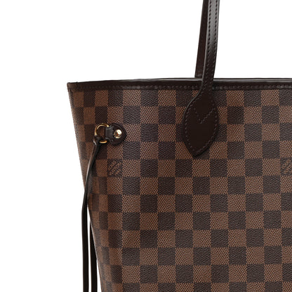 Louis Vuitton Damier Ebene Neo Neverfull MM Rose Ballerine 10 of 15