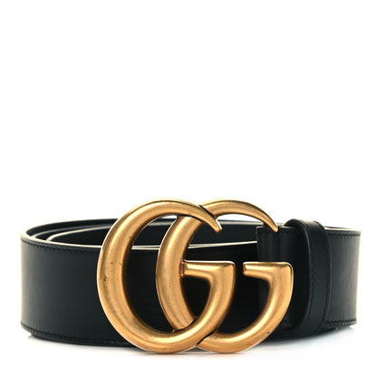 Gucci Calfskin Double G 40mm Belt 90 36 Black 1 of 5