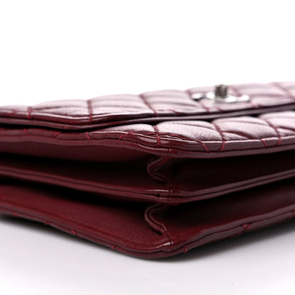 Chanel Caviar Quilted Flap With Chain Red 8 of 13