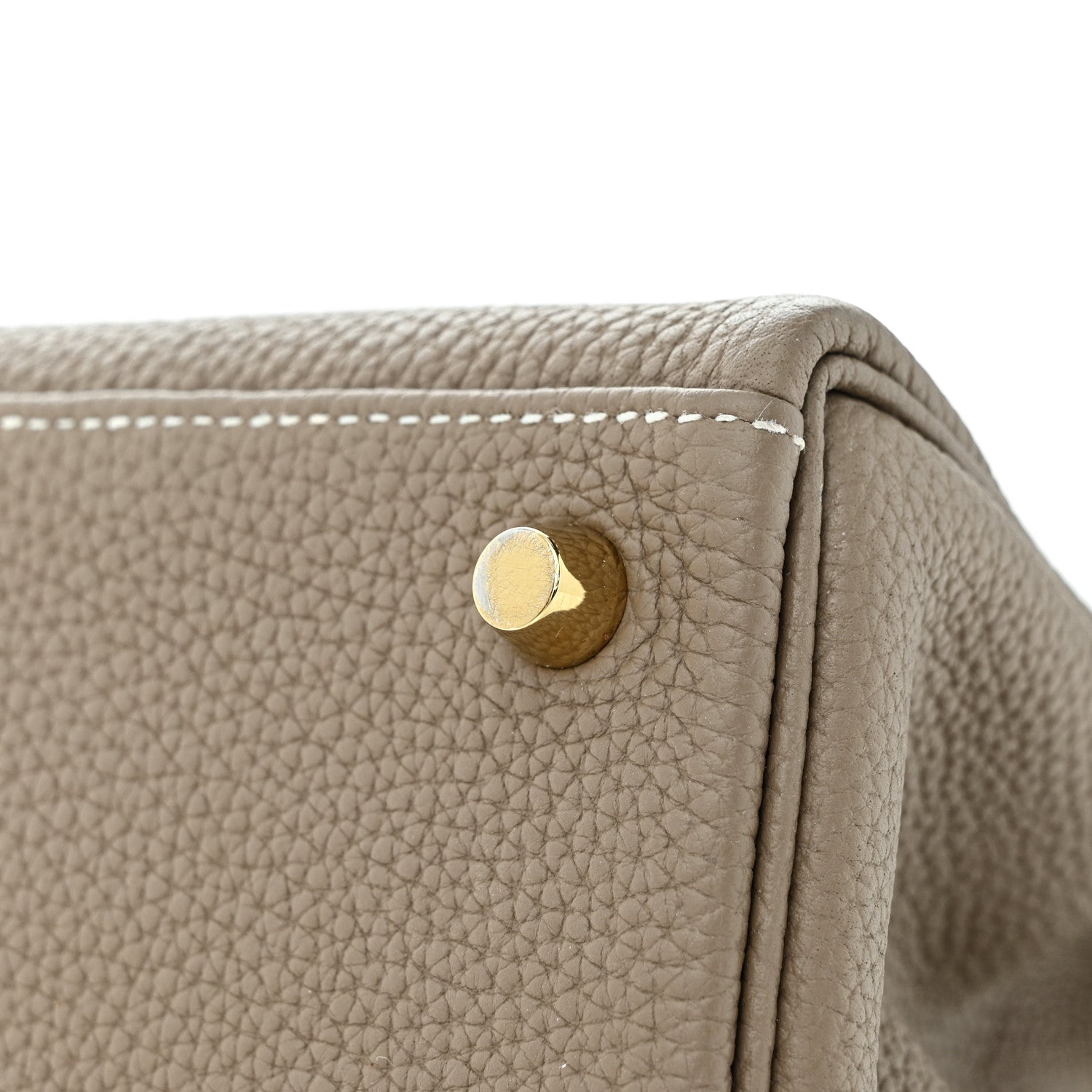 Hermes Togo Kelly Retourne 25 Etoupe 12 of 14