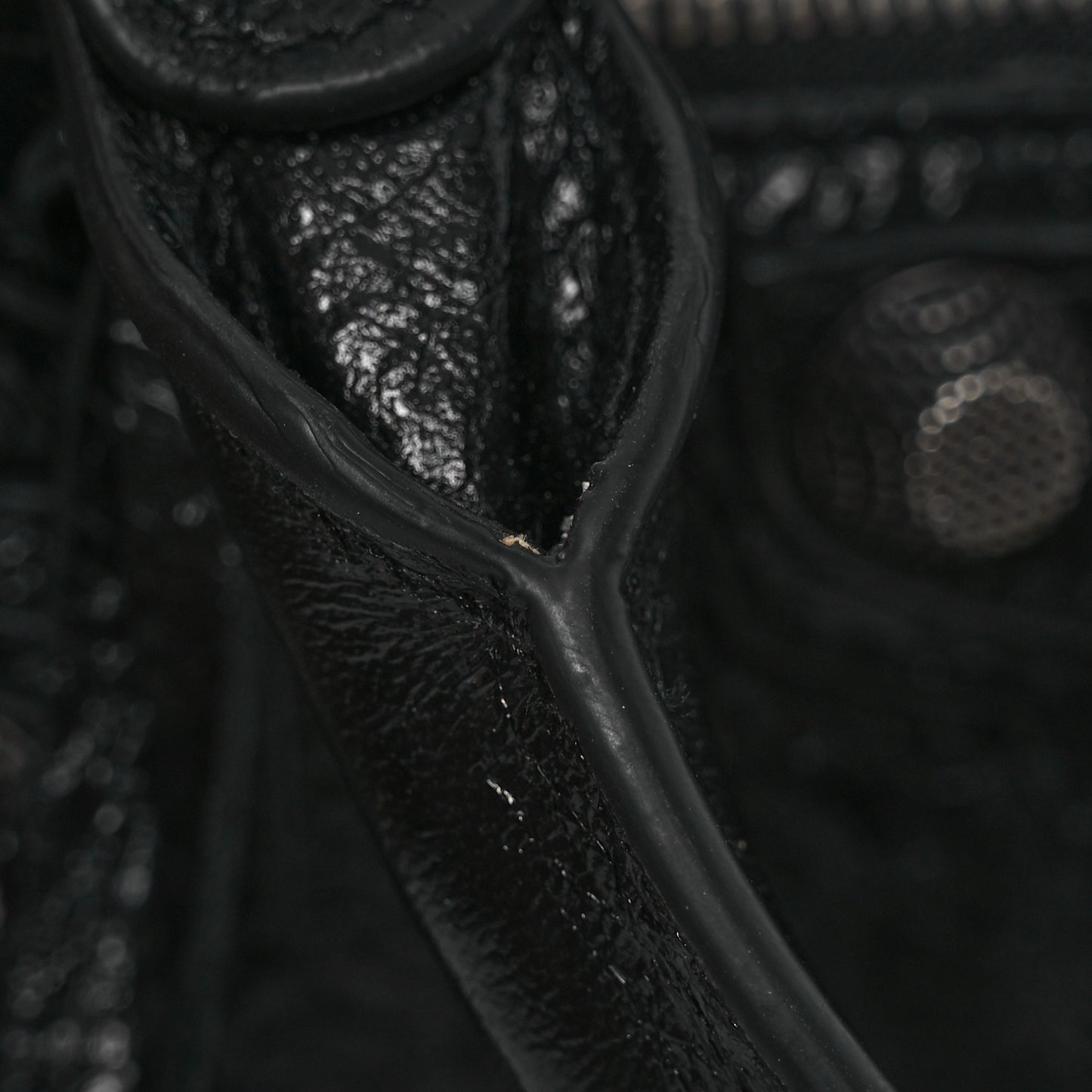 Agneau Arena Neo Cagole Mini Handbag Black