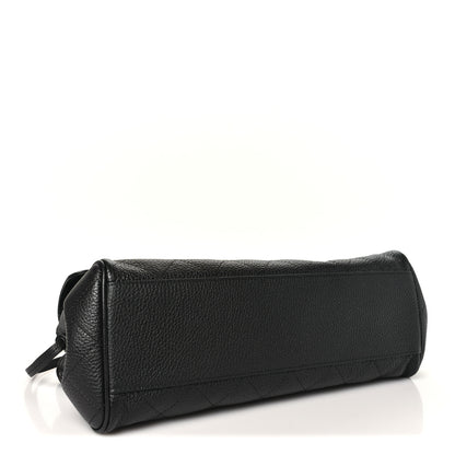 Chanel Grained Calfskin Stitched Urban Essentials Small Shopping Bag Black 4 of 10