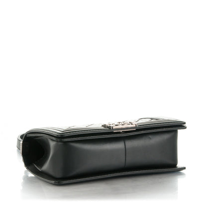Chanel Lambskin Stitch Medium Boy Flap Black 5 of 9