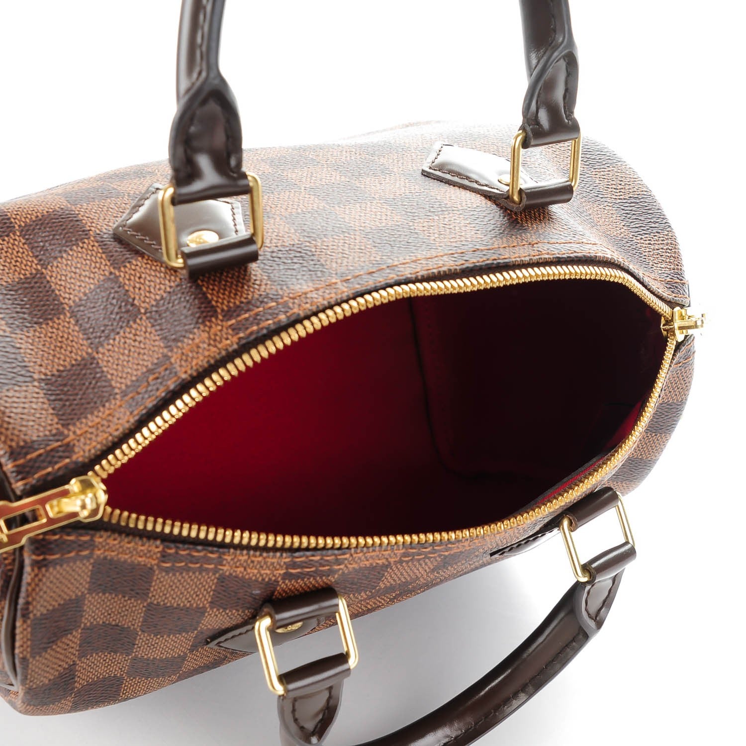 Louis Vuitton Damier Ebene Speedy Bandouliere 25 6 of 8